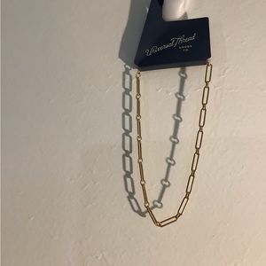 #29 Boy or girl - Chain Statement Necklace - Universal Thread™ Worn Gold